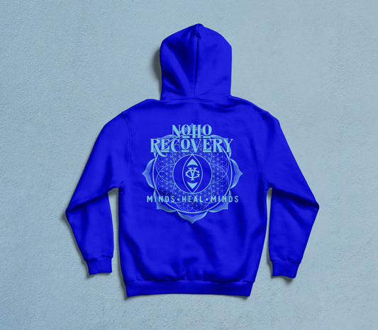 NoHo Blue Logo Hoodie