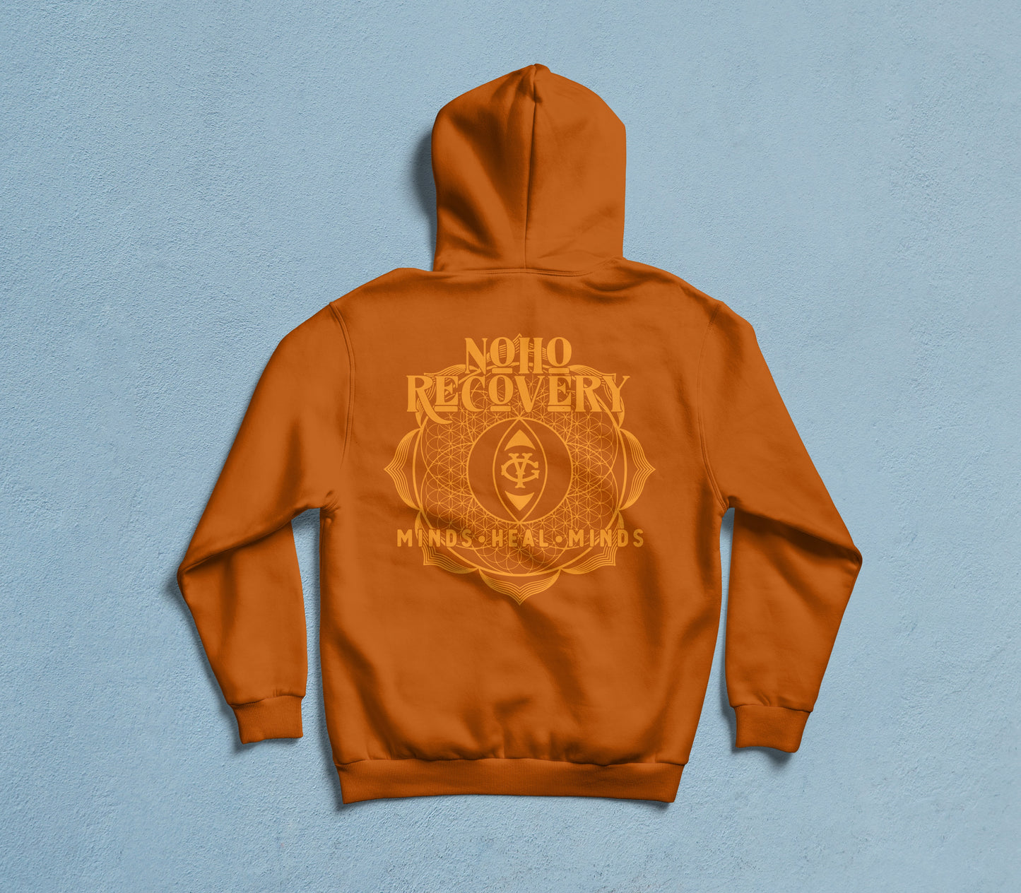 NoHo Orange Logo Hoodie